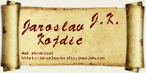Jaroslav Kojdić vizit kartica